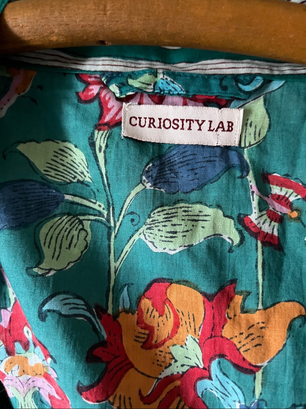 Curiosity Lab Paris Floral And Stripes Kimono Robe View 4